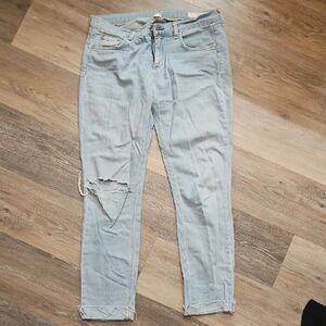 rag & bone Light Blue Cropped Jeans